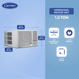 Carrier Estrella DX 12K 3 Star Window AC ( 1 TON , Copper ) - ATC Electronics