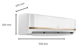 Hitachi 1.5 Ton 3 Star ice Clean Xpandable Plus Inverter Split AC (100% Copper, Dust Filter, 2023 Model, iZen 3400FXL, R32-RAS.G318PCAISF, Dual Gold)