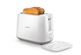 Philips Daily Collection HD2582/00 830-Watt 2-Slice Pop-up Toaster (White) - ATC Electronics