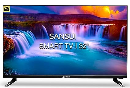 Sansui 80cm (32 inches) HD Ready Smart LED TV JSY32SKHD (BLACK) With Bezel-less Design - ATC Electronics