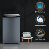 Whirlpool 9 Kg 5 Star Bloomwash Pro Fully-Automatic Top Loading Washing Machine - Built In Heater (360 BW PRO (570) H 9.0 MIDNIGHT GREY 10YMW) - ATC Electronics