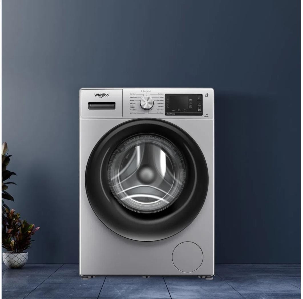 Whirlpool 33015 Xpert Care 8kg 5 Star Front Load Washing Machine with Ozone Air Refresh Technology - ATC Electronics