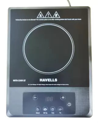 HAVELLS by Havells INSTA COOK QT Induction Cooktop  (Grey, Push Button) - ATC Electronics