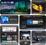 SANSUI 140 cm (55 inches) 4K Ultra HD Smart QLED Google TV JSW55GSQLED (Black) - ATC Electronics