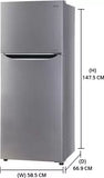 LG 242 L Frost Free Double Door 2 Star Convertible Refrigerator  (Dazzle Steel, GL-N292BDSY) - ATC Electronics